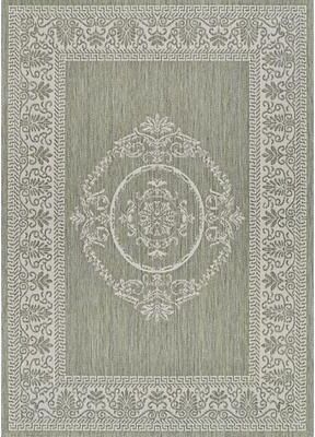 Dream Decor Rugs Pergola Emblem Indoor/ Outdoor Area Rug