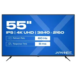 JAPANNEXT JN-IPS550UHD60F Computerbildschirm 139,7 cm (55") 3840 x 2160 Pixel 4K Ultra HD LCD Schwarz