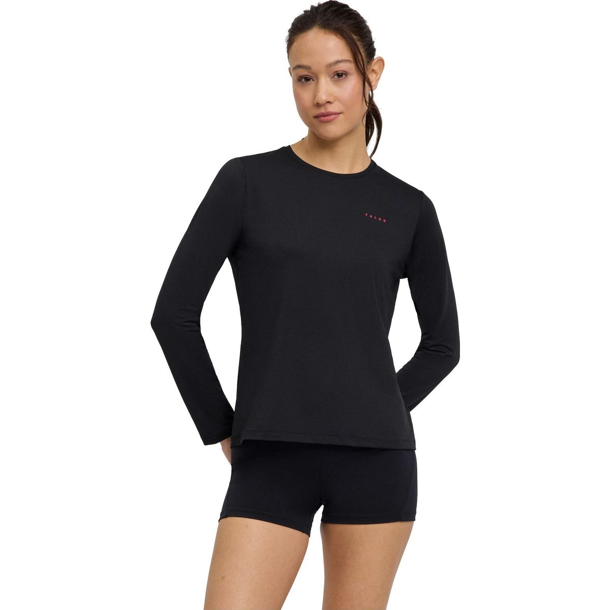 Falke Damen Training Langarmshirt black (3000) XS 37299-3000-XS