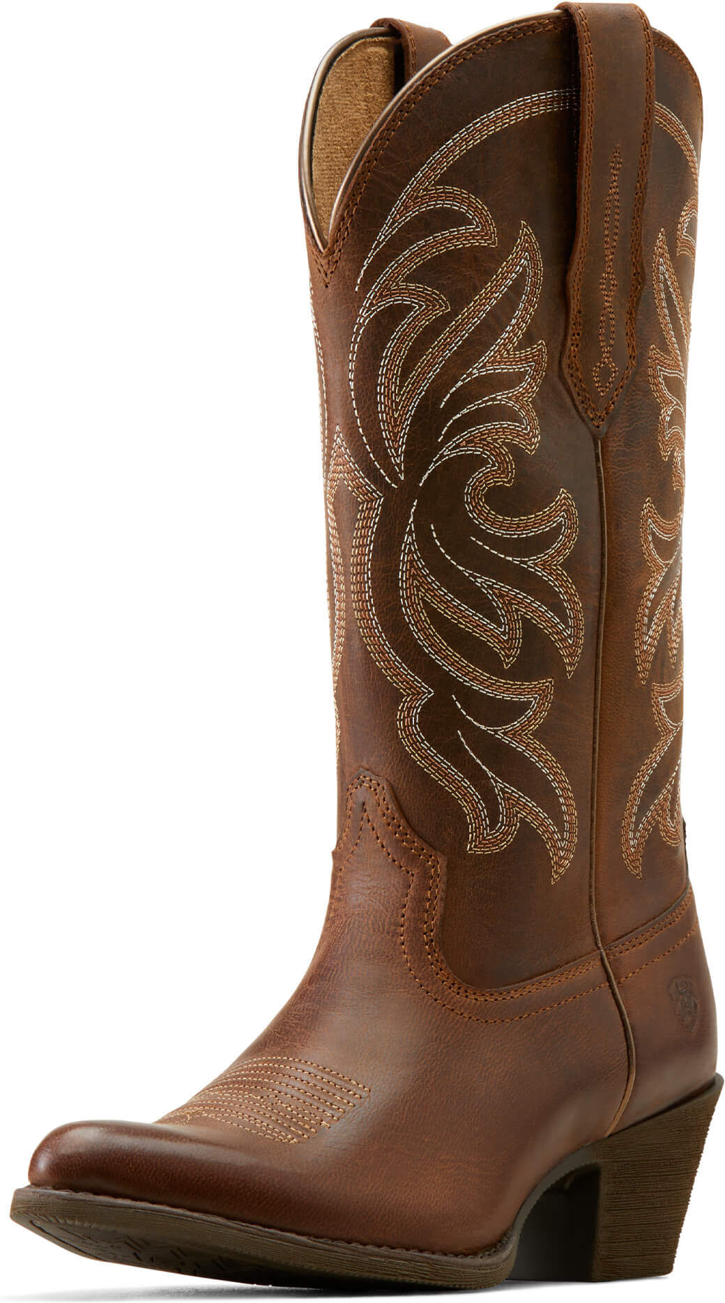Women's Heritage J Toe Cowgirl Boots in Sassy Brown, Size: 8 B / Medium by Ariat