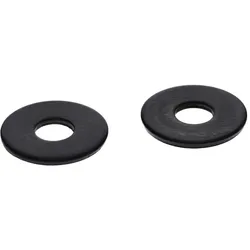 DIN 9021 - Edelstahl A4 - 13,0, schwarz brüniert - Scheiben Außendurchmesser ~ 3 x Gewindedurchmesse