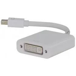 Exertis Connect Mini DisplayPort zu DVI-D Konverter, aktiv, 0,1 m, Video Adapter, Weiss