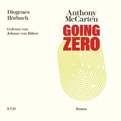 Going Zero - Anthony McCarten, CD, 9783257804485