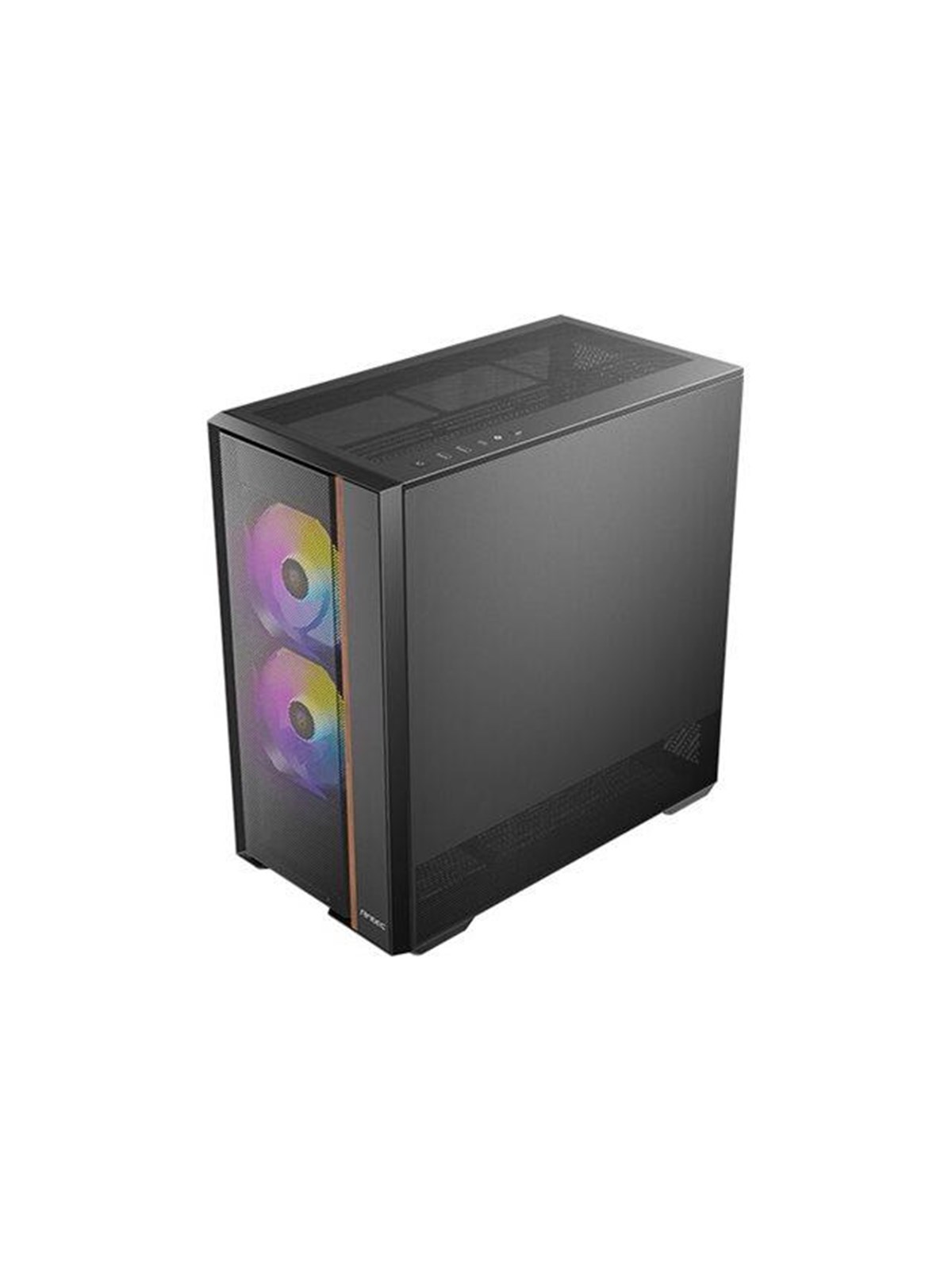 Antec Flux Rear - mid tower - ATX - Gehäuse - Tower - Braun