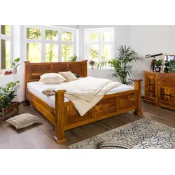 Bett Akazie 140x200 honig lackiert OXFORD #0130