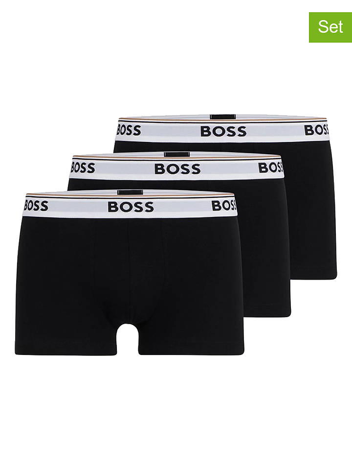 Hugo Boss Underwear 3er-Set: Boxershorts in Schwarz - M