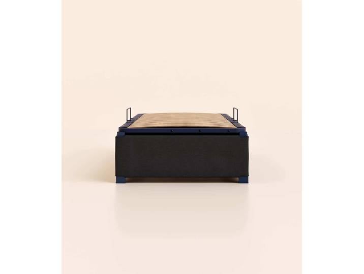 Sommier coffre 90x200 cm - Noir Anthracite - Tediber