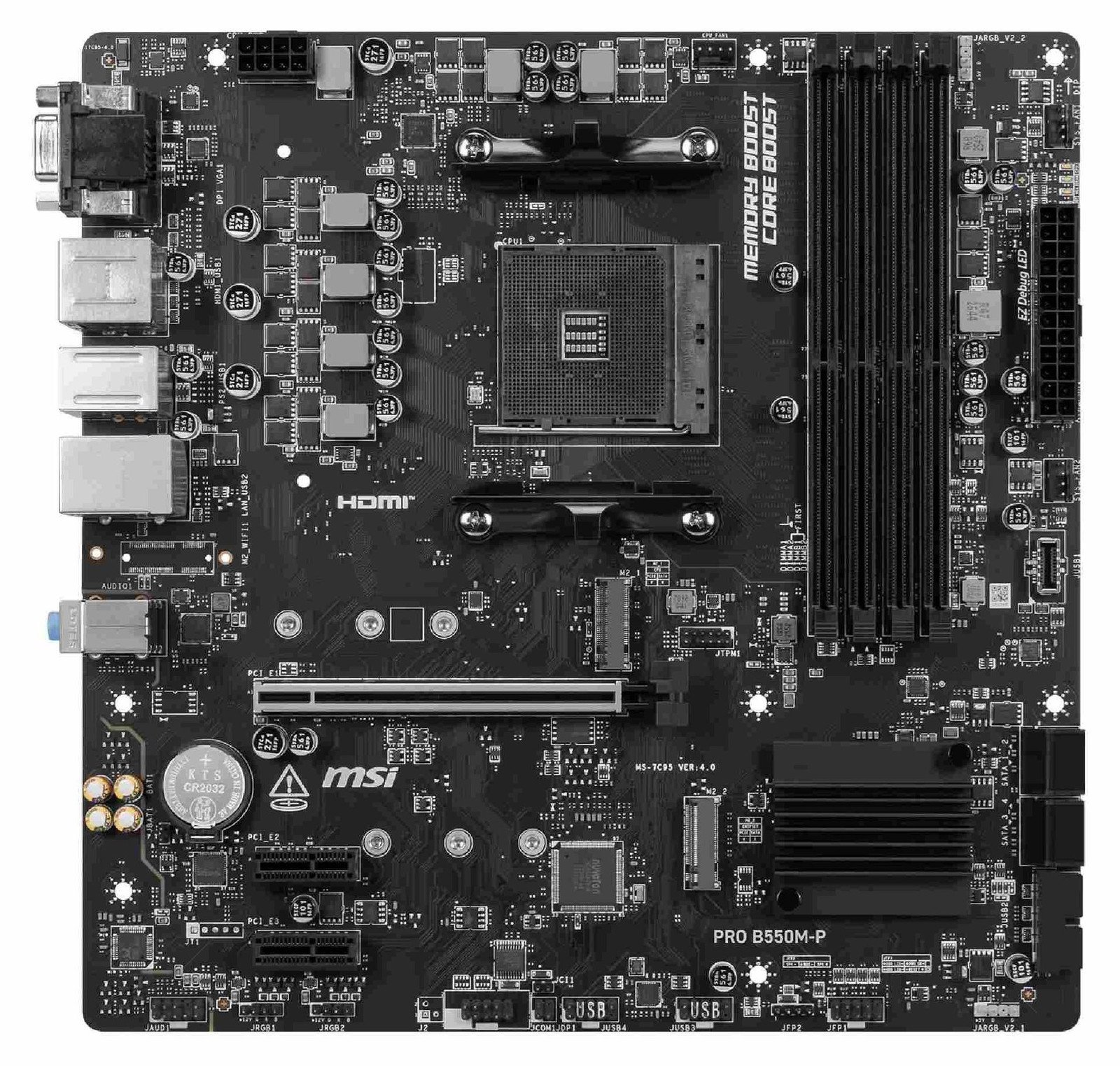 MSI B550M-P moederbord B550 AM4 mATX AMD