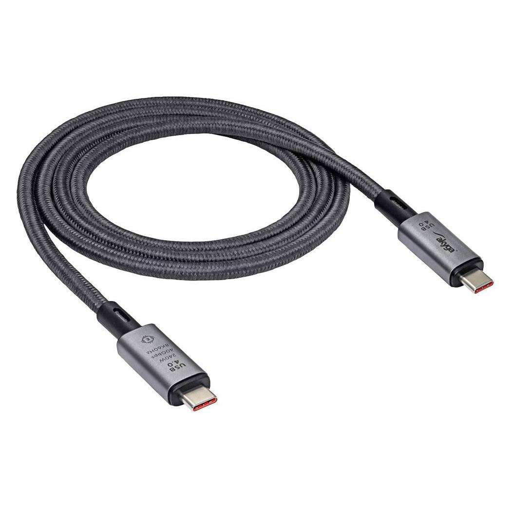 Akyga AK-USB-45 (1 m, USB 4, 240 W) (AK-USB-45)