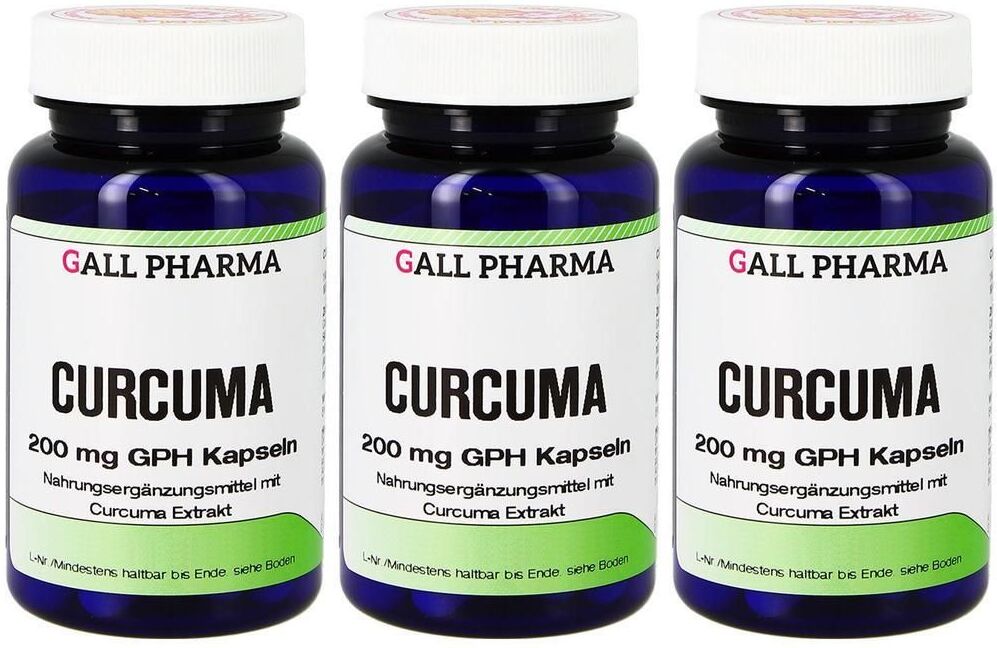 GALL PHARMA Curcuma 200 mg Kapseln x3 3x180 St