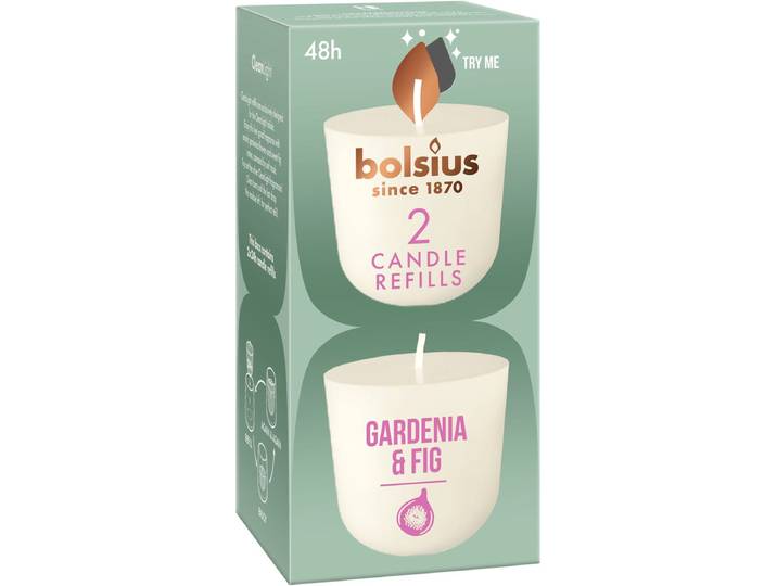 Bolsius Geurkaars Navulling Gardenia & Fig -