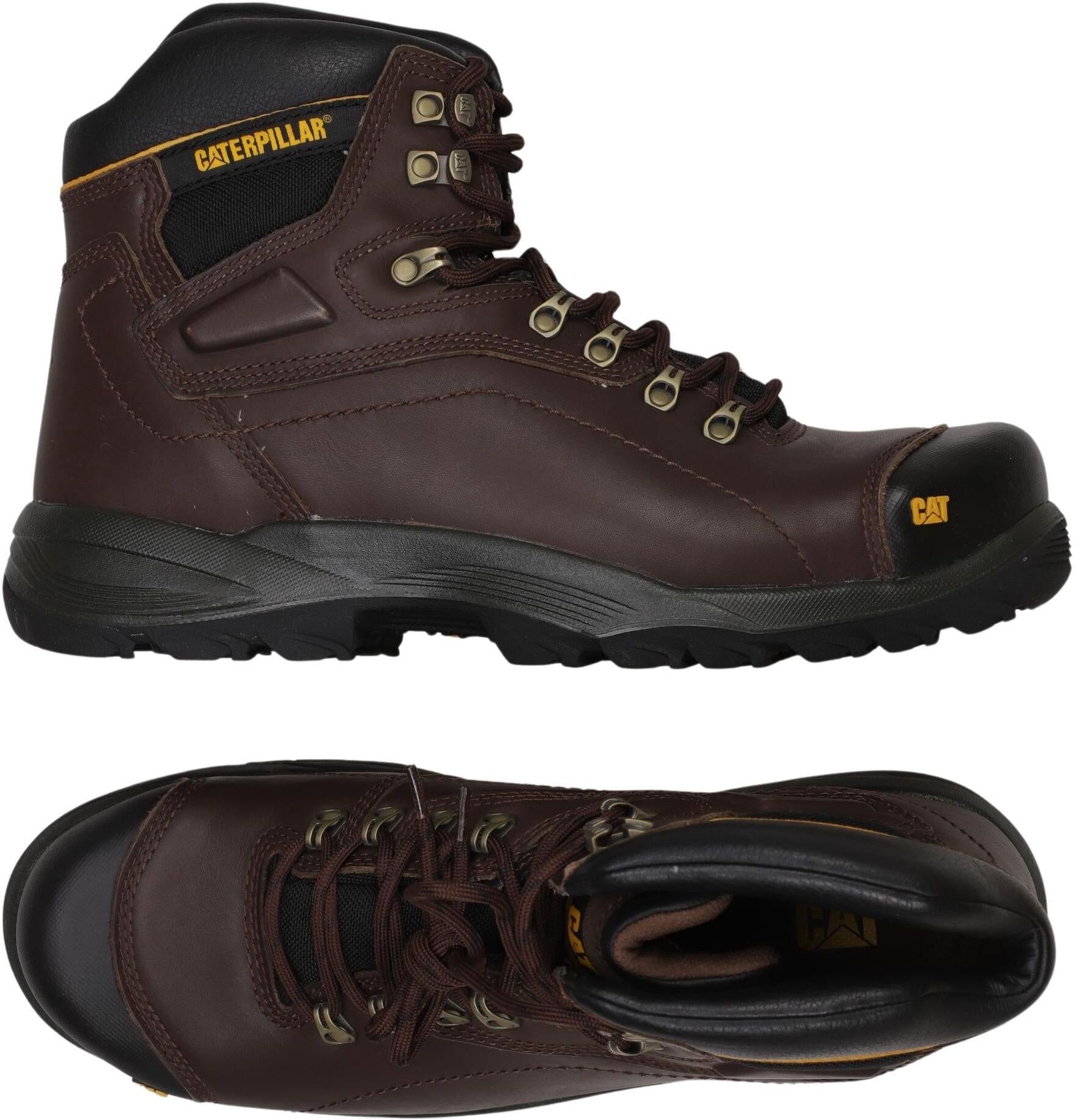 CAT by Caterpillar Herren Stiefel, Braun, Gr. EU 45, kein / Etikett - Second Hand