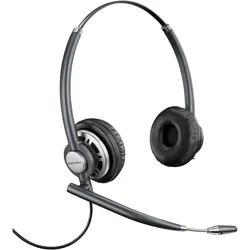 HP Poly EncorePro HW720 Binaural Headset +Carry Case (Kabelgebunden, USB-A), Office Headset, Schwarz