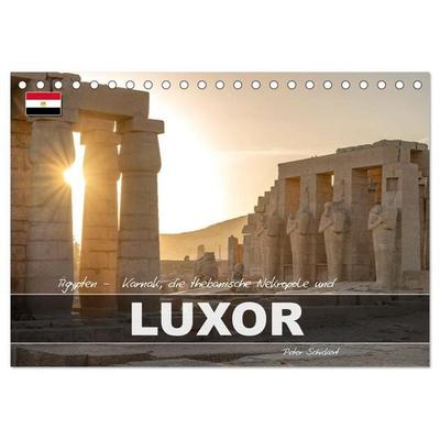 Ägypten - Karnak, die thebanische Nekropole und Luxor (Tischkalender 2027 DIN A5 quer), CALVENDO Monatskalender