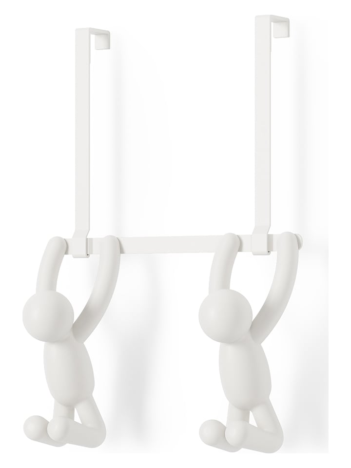 umbra Türgarderobe "Buddy" in Weiß - (B)22 x (H)30 x (T)11 cm - onesize