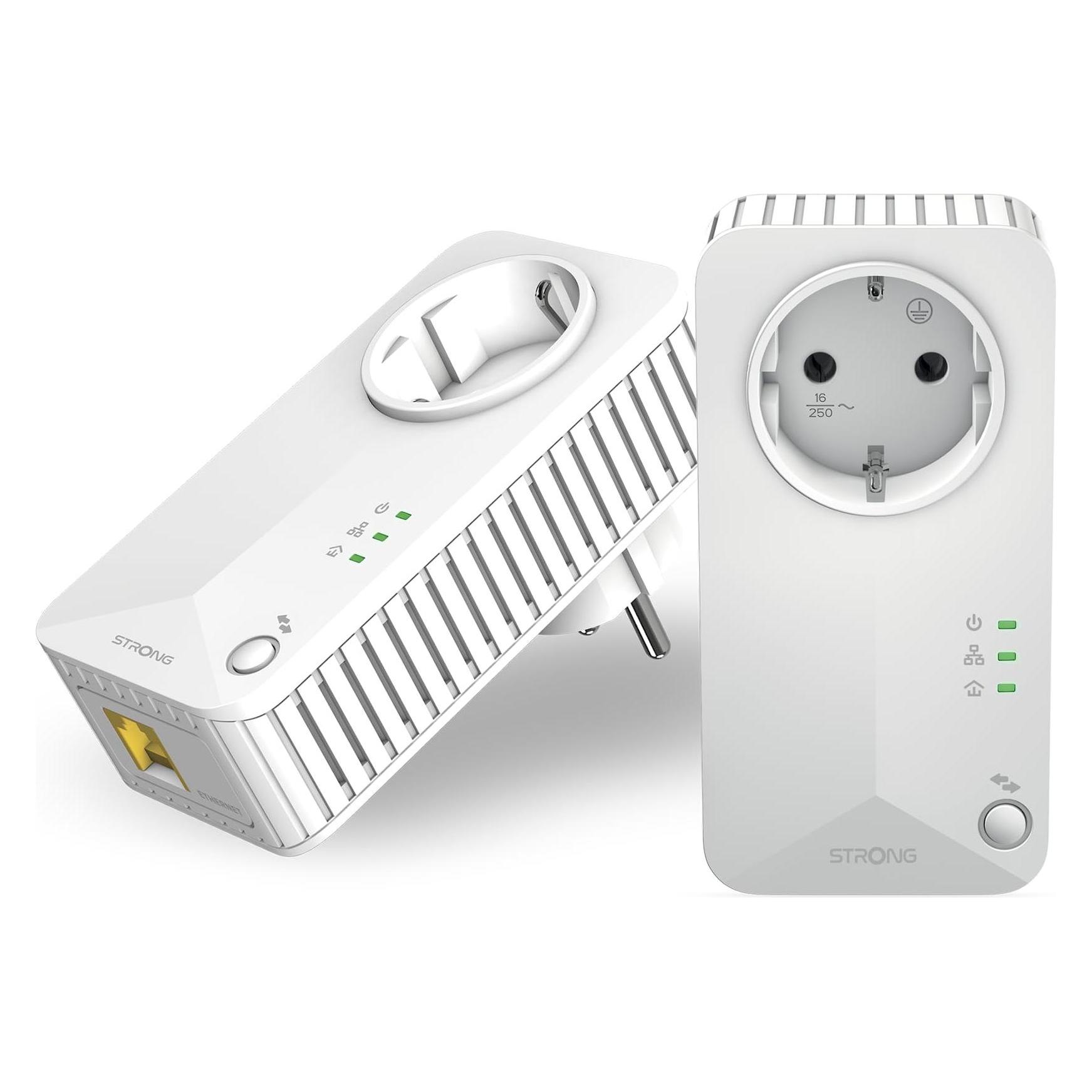Strong Powerline 600 Kit EU V2 2er-Pack (600 Mbit/s) (POWERL600DUOFR)