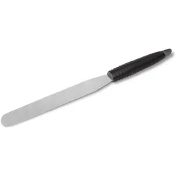 Städter Spatel Gross mit Softgrip Griff, Cake Design Utensilien, Silber, Schwarz, Grau