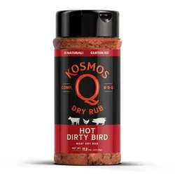 Kosmos Q Dirty Bird Hot Seasoning - 11 oz
