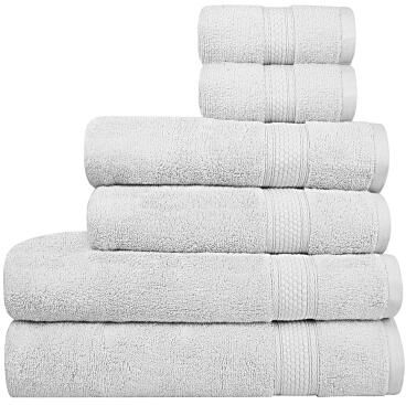 A1 Home Collections Bath Towel Sets, Zero Twist, Highly Absorbent, 500 GSM Low Lint, Quick Drying Bathroom Towel Sets