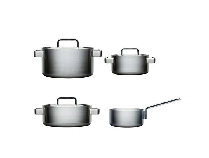 Iittala - Tools 4-tlg. Set: Kasserolle 2l + Kochtopf 2, 3, 4 l