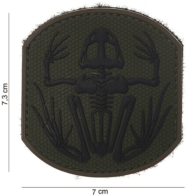 101 INC PVC Patch - Frog Skeleton