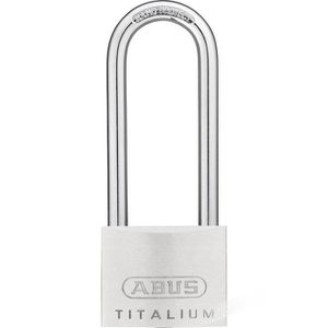 Abus Vorhängeschloss Titalium 64TI/50HB80, 50mm, mit 2 Schlüsseln, wetterfest