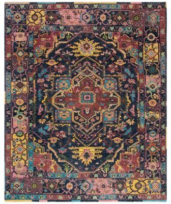 SAFAVIEH Hand-Knotted Izmir Antoniea Traditional Wool Rug