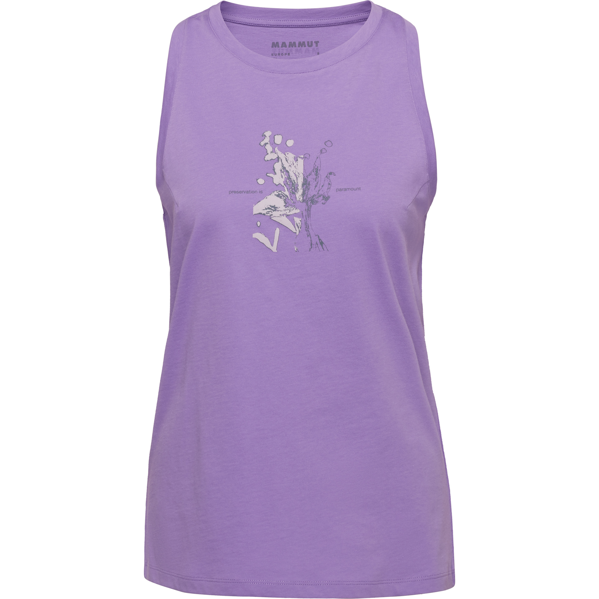 Mammut Core Flower Top Damen Tanktops lila Größe L Lifestyle Hautfreundlich