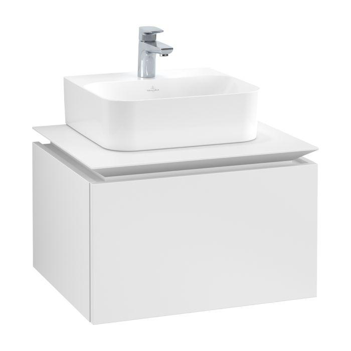 Villeroy & Boch Legato Waschtischunterschrank B73100MS 60x38x50cm, White Matt