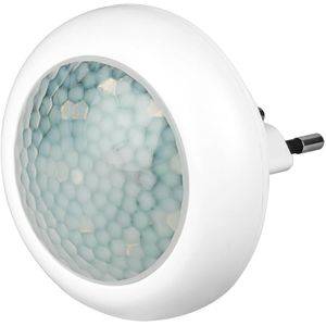 Goobay Nachtlicht 96501, LED, für Steckdose, mit Dämmerungssensor & Bewegungsmelder, kaltweiß
