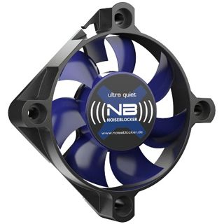 Noiseblocker NB-BlackSilentFan XS2 50x50x10mm 4000 U/min 21 dB(A) schwarz