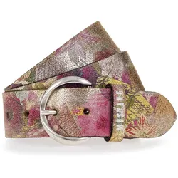 Mustang Gürtel in Flower-Muster mit Vintage-Finish-105