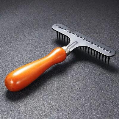 Wooden Deshedding Undercoat Grooming Rake For Pets Wooden Deshedding Undercoat Grooming Rake For Pets