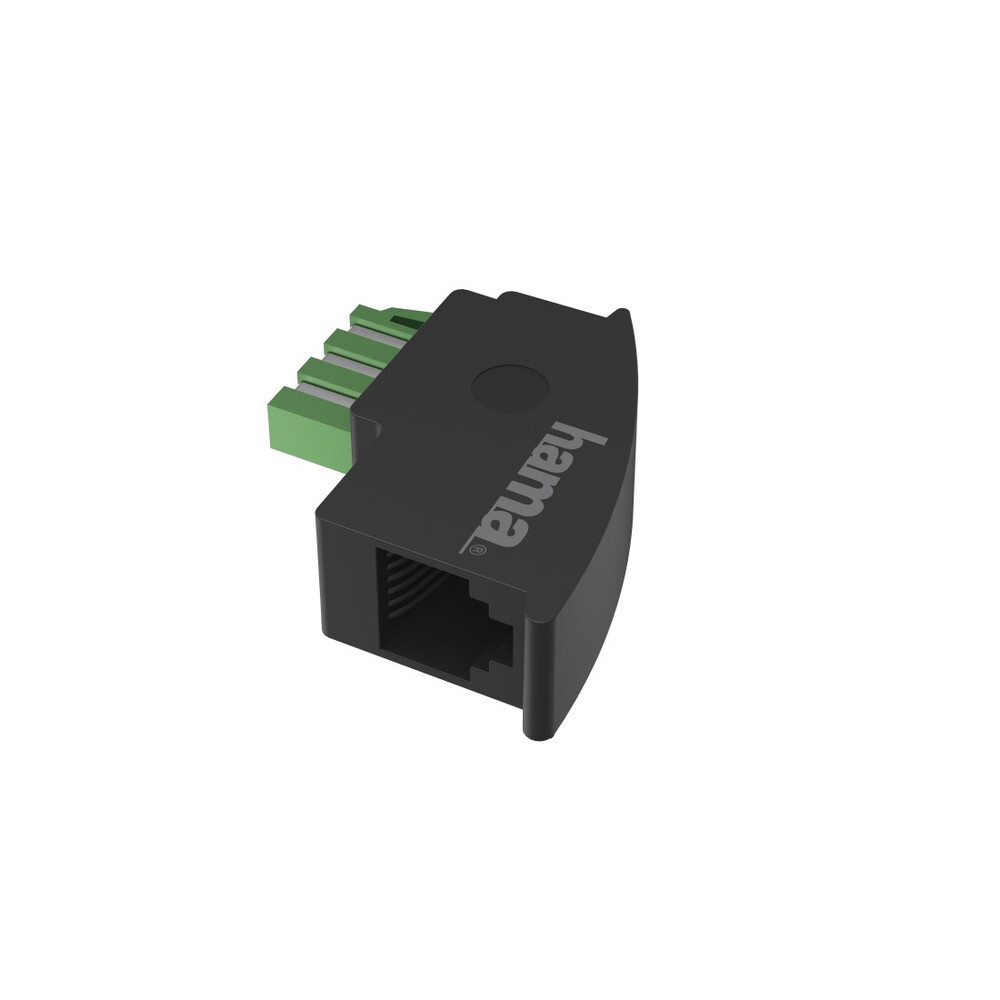 Hama TAE-F RJ11 Telefoonadapter, zwart
