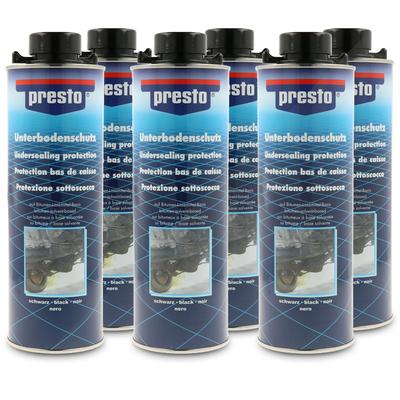 Presto 6x 1 L Unterbodenschutz Bitumen schwarz [Hersteller-Nr. 603239]