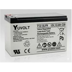 Panasonic Yuasa YUVOLT Y12-12FR F2 VdS (12V 12Ah) (12000 mAh, 12 V)
