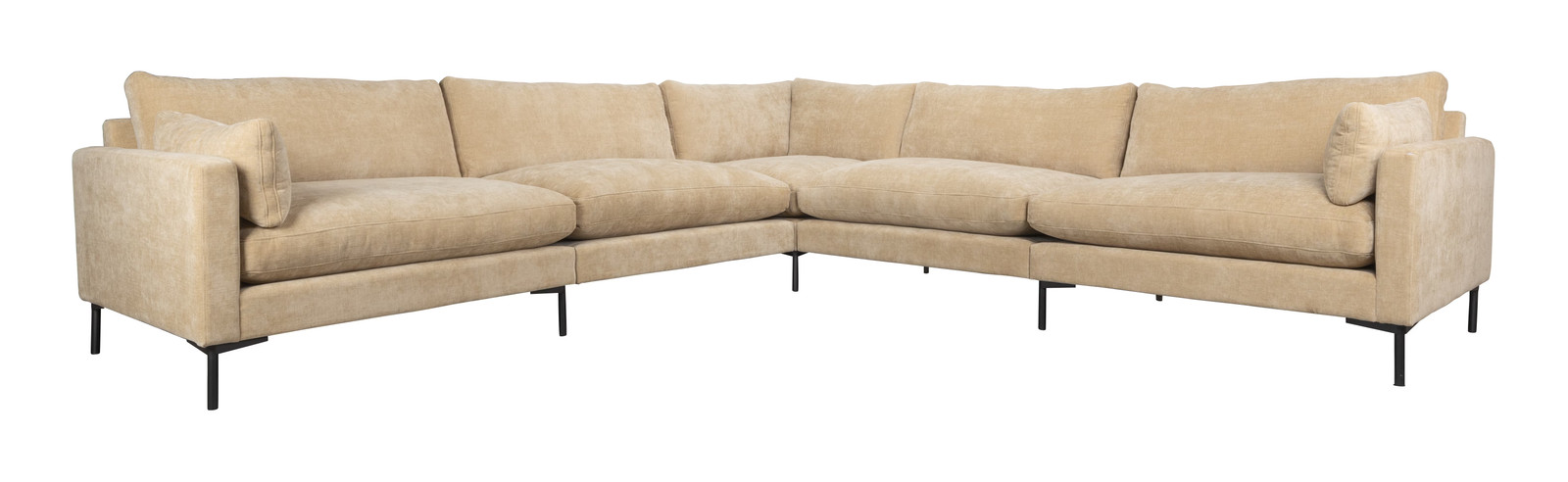 Zuiver Hoekbank Summer Chenille - Zand - 318 x 318 cm