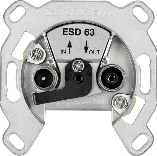 Kathrein ESD 63 Antennendose TV, UKW Unterputz Durchgangsdose