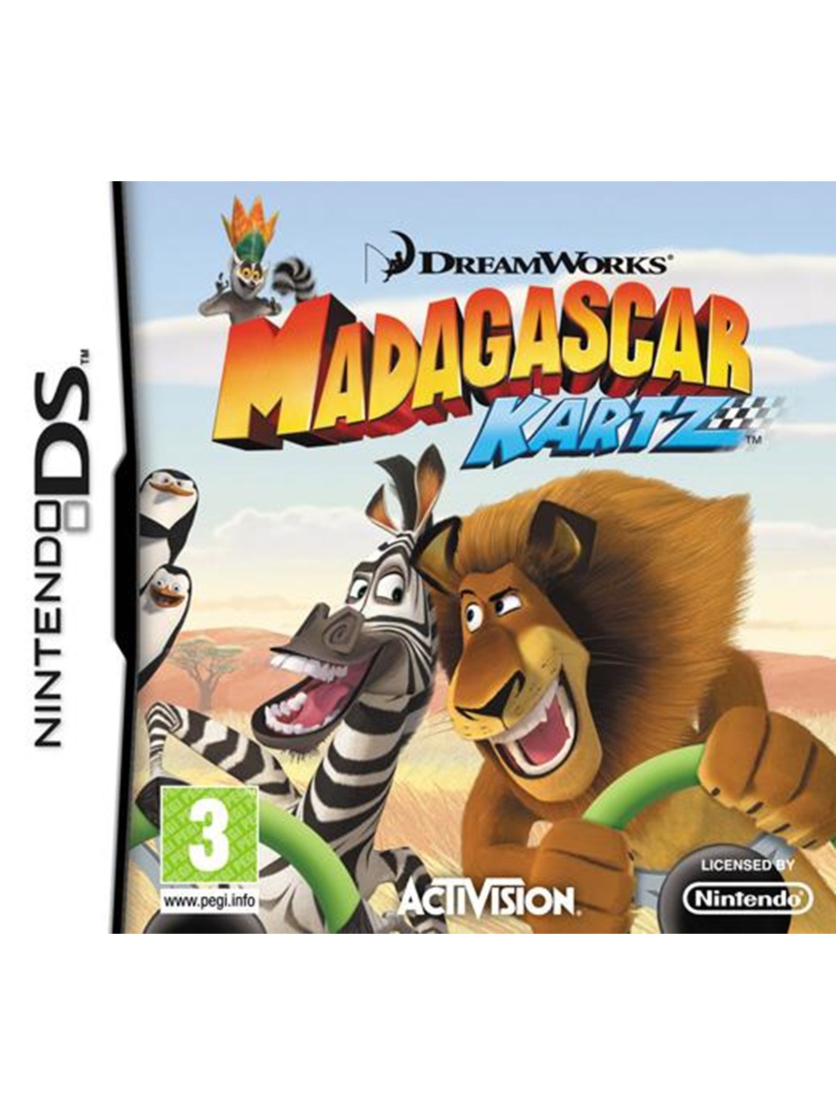 Madagascar Kartz - Nintendo DS - Rennspiel - PEGI 3