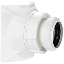 airfit Schraubabzweig DN 125/40weiß , Z-42.1-603