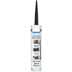 Black-Seal Spezialsilikon | dauerelastischer Dichtstoff für öl- oder fettbeständige Bereiche | 310 ml | schwarz