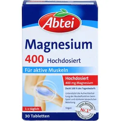 Abtei Magnesium 400 Hochdosiert 30 ST