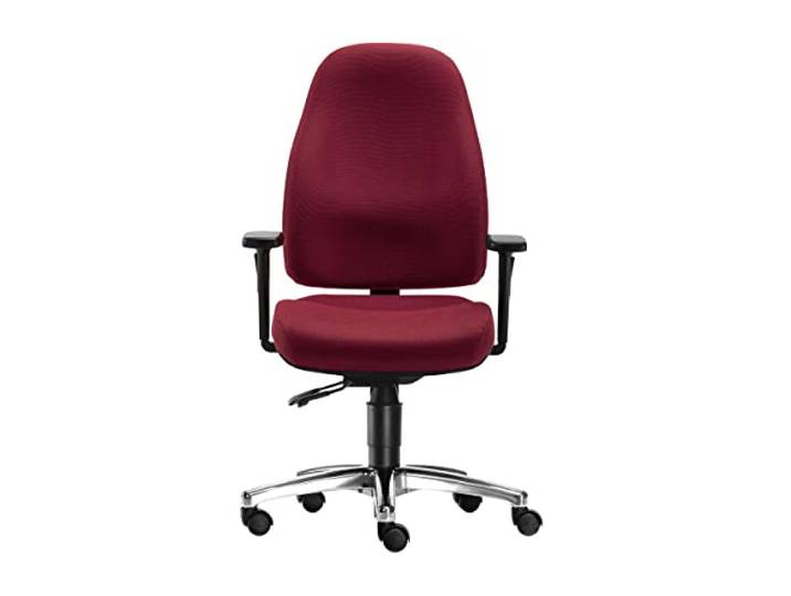 SITWELL STEIFENSAND Lady Fitness (Aluminium Fußkreuz mit Teppichbodenrollen, Stoff Bordeaux 104)