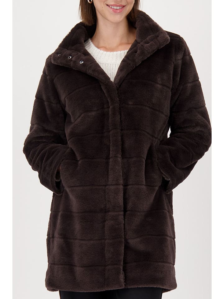 monari Teddymantel in Schwarz - 38
