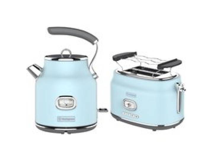 Westinghouse Retro Set 2 pièces bouilloire 1 7 L et grille-pain 2 fentes Bleu