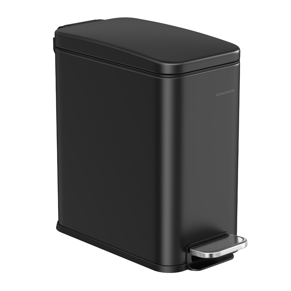 SONGMICS Kosmetikeimer 5 Liter mit Deckel schmal LTB560B05
