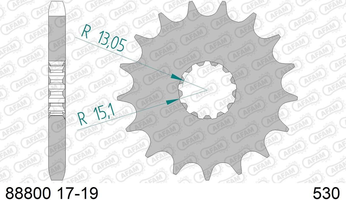 AFAM 88800-17 Chain Pinion