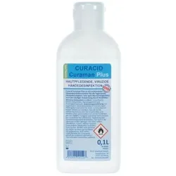 Händedesinfektion, mit Hautschutzformel, CURACID CURAMAN PLUS, für häufige Anwendung : 100ml