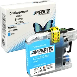 Kompatible Tinte ersetzt Brother LC-223C  cyan