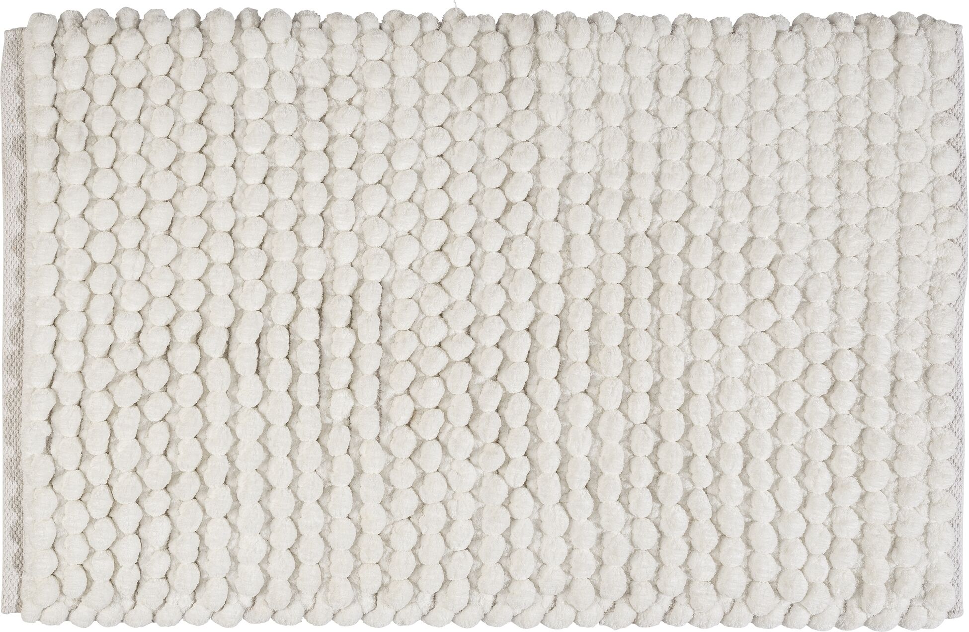 Badematte WENKO "Solivo", weiß, H:30mm, Materialmix, Badematten, Badematte, mit moderner Struktur, fusselfrei, stark wasserabsorbierend